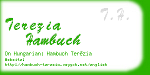 terezia hambuch business card